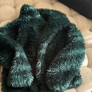 Wild Fable Teal Teddy Jacket